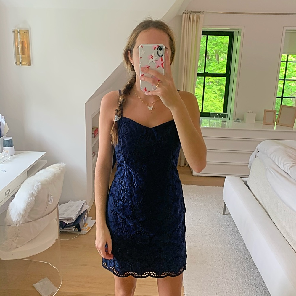 Lilly Pulitzer McCallum navy dress